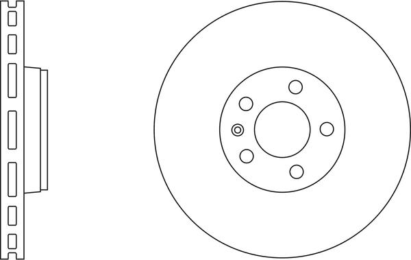 APEC SDK6387 - Гальмівний диск autocars.com.ua