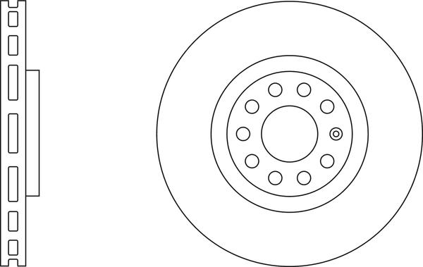 APEC SDK6400 - Гальмівний диск autocars.com.ua