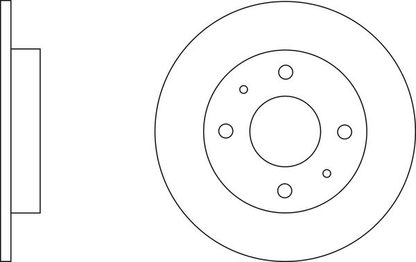 APEC SDK6405 - Гальмівний диск autocars.com.ua