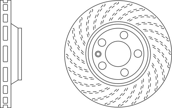 APEC SDK6411 - Гальмівний диск autocars.com.ua