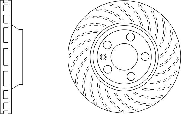 APEC SDK6412 - Гальмівний диск autocars.com.ua
