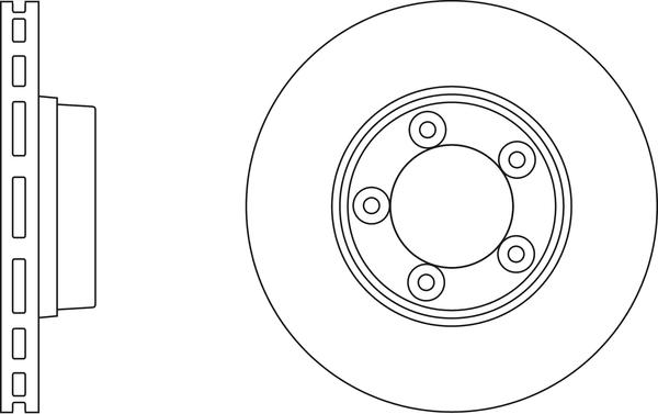 APEC SDK6428 - Гальмівний диск autocars.com.ua