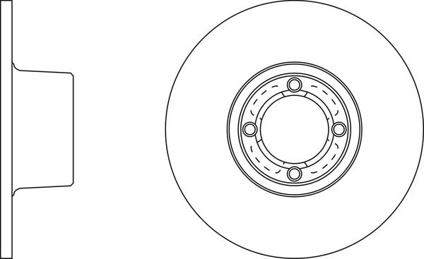 APEC SDK6447 - Гальмівний диск autocars.com.ua