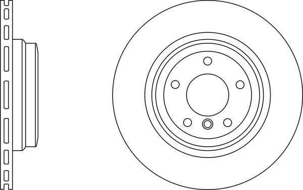 APEC SDK6459 - Гальмівний диск autocars.com.ua