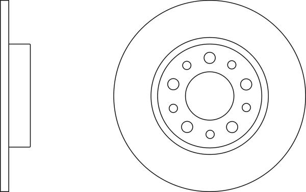 APEC SDK6466 - Гальмівний диск autocars.com.ua