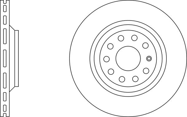 APEC SDK6480 - Гальмівний диск autocars.com.ua