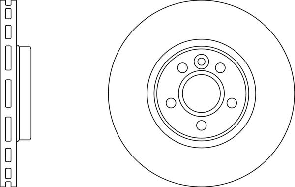 APEC SDK6523 - Гальмівний диск autocars.com.ua