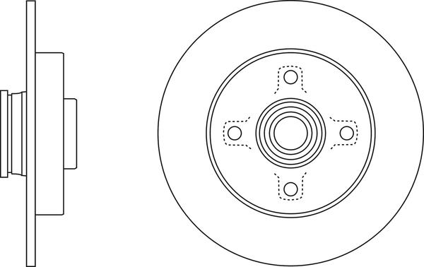 APEC SDK6524 - Гальмівний диск autocars.com.ua