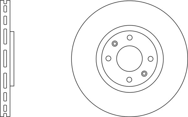 APEC SDK6534 - Гальмівний диск autocars.com.ua