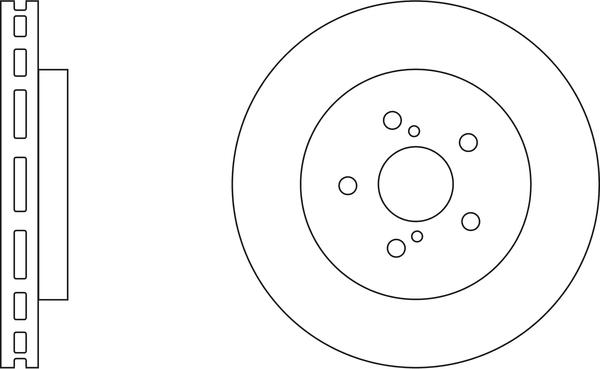 APEC SDK6539 - Гальмівний диск autocars.com.ua