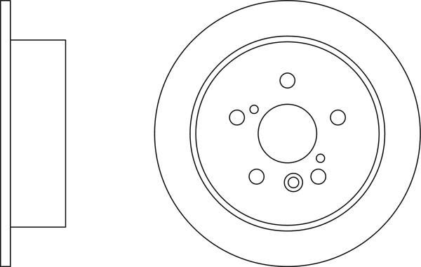 APEC SDK6540 - Гальмівний диск autocars.com.ua