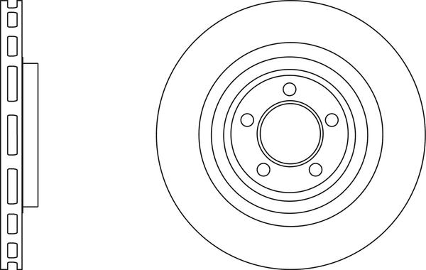 APEC SDK6547 - Гальмівний диск autocars.com.ua