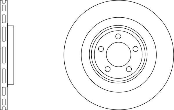 APEC SDK6553 - Гальмівний диск autocars.com.ua
