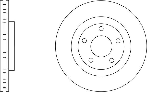 APEC SDK6572 - Гальмівний диск autocars.com.ua