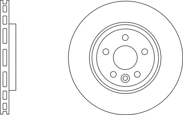 APEC SDK6600 - Гальмівний диск autocars.com.ua