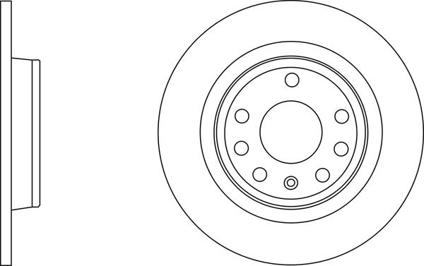 APEC SDK6613 - Гальмівний диск autocars.com.ua