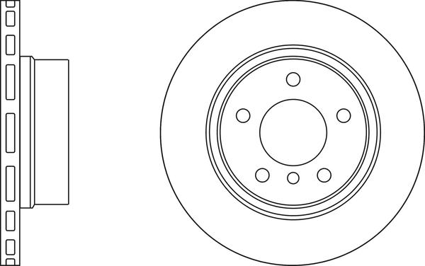 APEC SDK6614 - Гальмівний диск autocars.com.ua