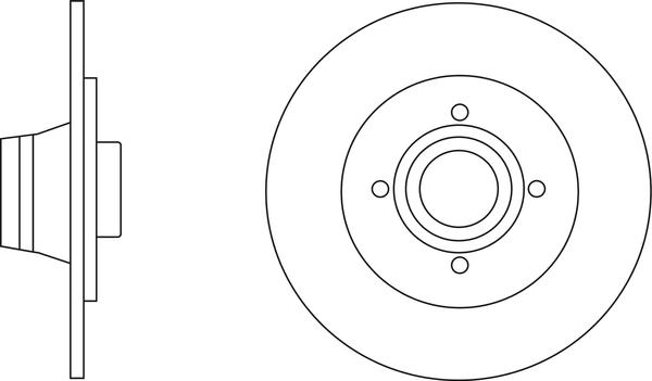 APEC SDK6657 - Гальмівний диск autocars.com.ua