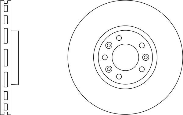 APEC SDK6674 - Гальмівний диск autocars.com.ua