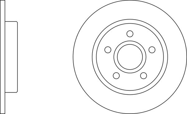 APEC SDK6705 - Гальмівний диск autocars.com.ua