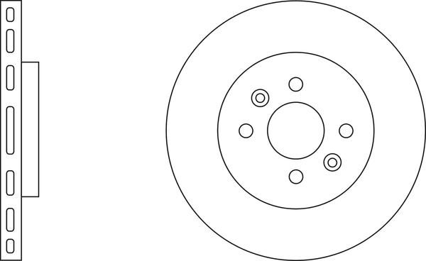 APEC SDK6716 - Гальмівний диск autocars.com.ua