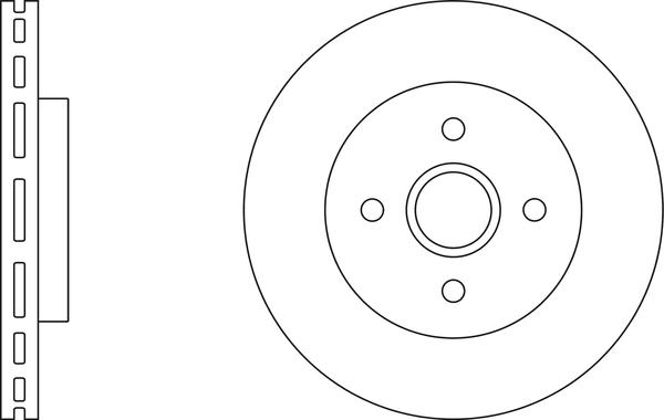 APEC SDK6738 - Гальмівний диск autocars.com.ua