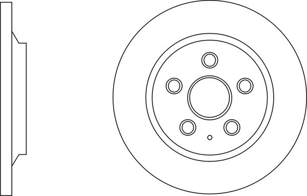 APEC SDK6755 - Гальмівний диск autocars.com.ua