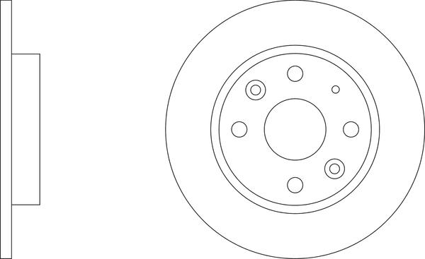 APEC SDK6769 - Гальмівний диск autocars.com.ua