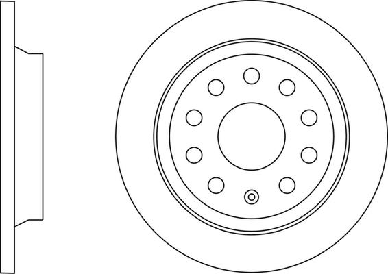 APEC SDK6780 - Гальмівний диск autocars.com.ua