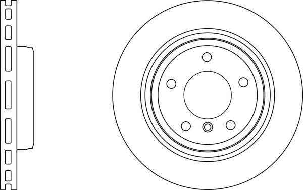 APEC SDK6805 - Гальмівний диск autocars.com.ua