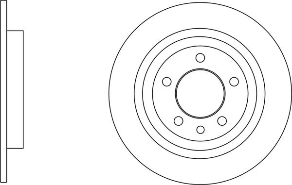 APEC SDK6811 - Гальмівний диск autocars.com.ua