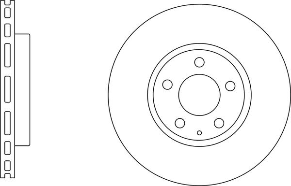 APEC SDK6818 - Гальмівний диск autocars.com.ua