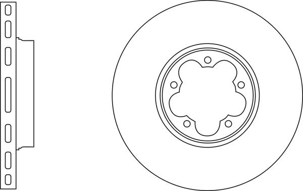 APEC SDK6820 - Гальмівний диск autocars.com.ua