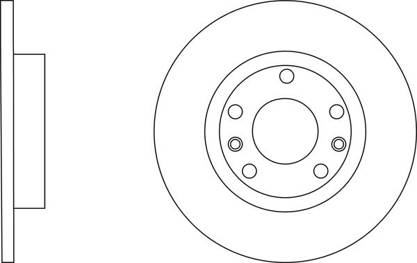 APEC SDK6821 - Гальмівний диск autocars.com.ua