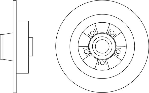 APEC SDK6835 - Гальмівний диск autocars.com.ua