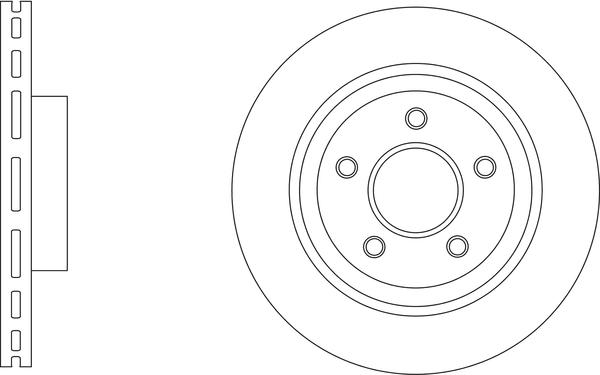 APEC SDK6850 - Гальмівний диск autocars.com.ua