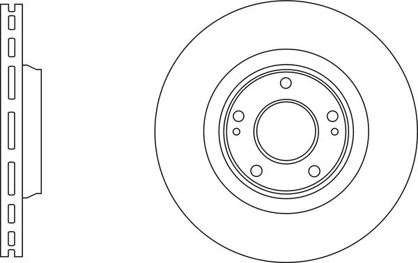 APEC SDK6858 - Гальмівний диск autocars.com.ua
