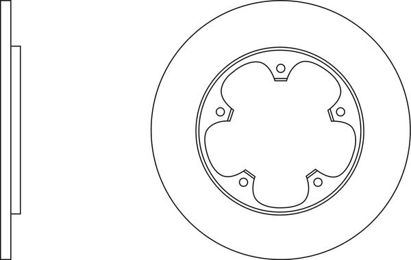 APEC SDK6865 - Гальмівний диск autocars.com.ua
