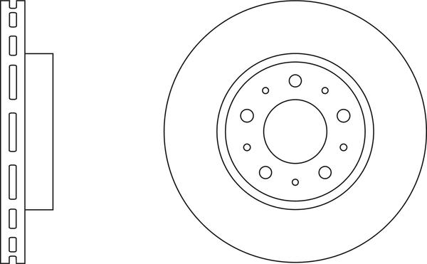 APEC SDK6880 - Гальмівний диск autocars.com.ua