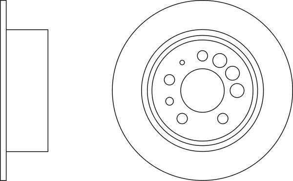 APEC SDK6884 - Гальмівний диск autocars.com.ua