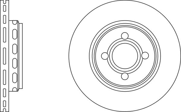 APEC SDK6887 - Гальмівний диск autocars.com.ua
