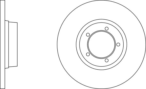 APEC SDK6899 - Гальмівний диск autocars.com.ua