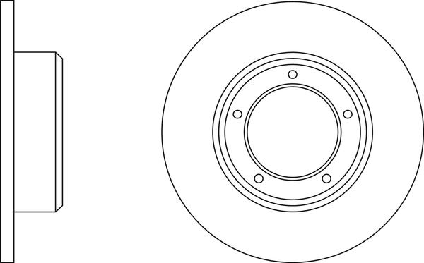APEC SDK6918 - Гальмівний диск autocars.com.ua