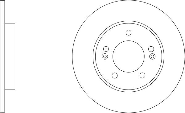 APEC SDK6943 - Гальмівний диск autocars.com.ua