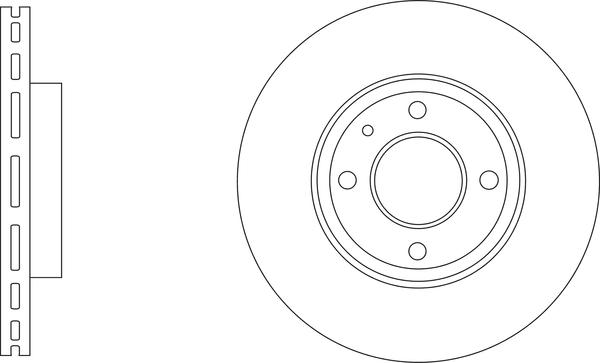 APEC SDK6947 - Гальмівний диск autocars.com.ua