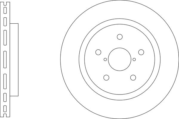 APEC SDK6950 - Гальмівний диск autocars.com.ua