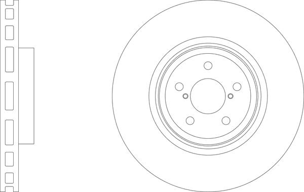 APEC SDK6953 - Гальмівний диск autocars.com.ua
