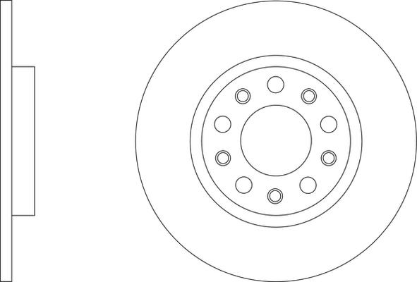 APEC SDK6956 - Гальмівний диск autocars.com.ua