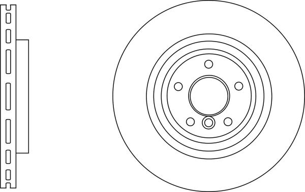 APEC SDK6984 - Гальмівний диск autocars.com.ua