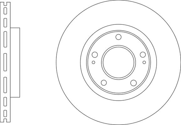 APEC SDK6999 - Гальмівний диск autocars.com.ua